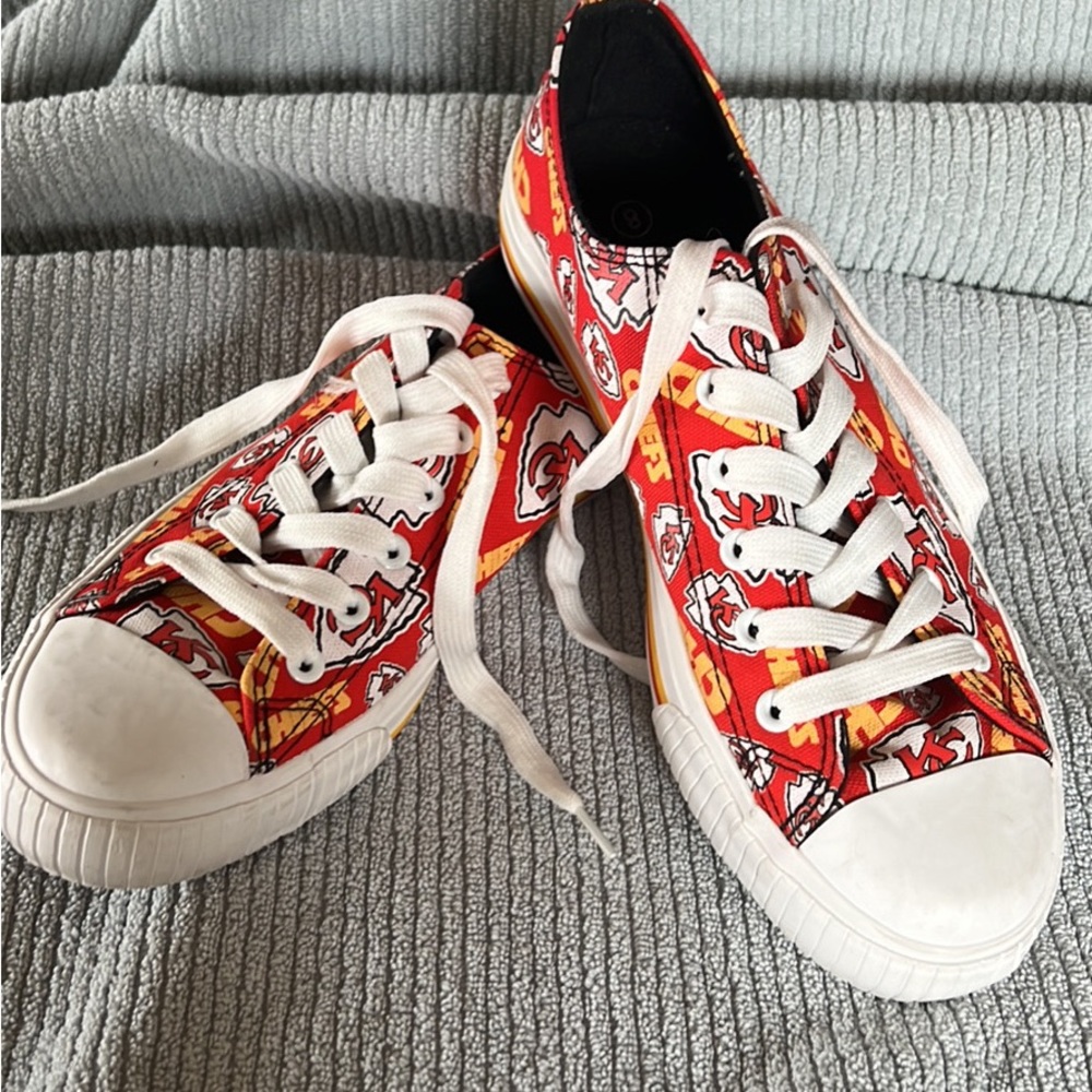FOCO KC chiefs sneakers size 8